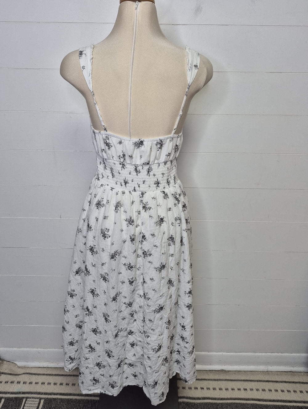 AEO Corset Floral Midi Dress Size S - Picture 6 of 11